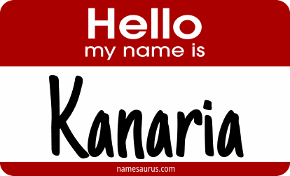 Hello my name is Kanaria png download
