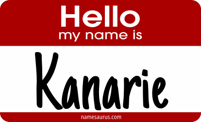 Hello my name is Kanarie png download