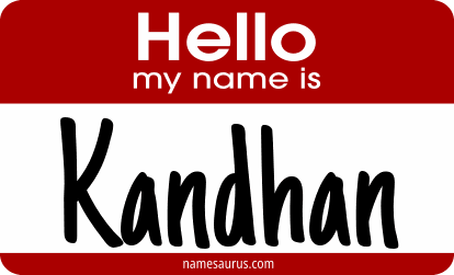 Hello my name is Kandhan png download