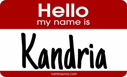 Hello my name is Kandria png download