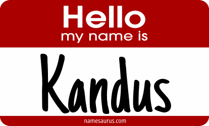 Hello my name is Kandus png download