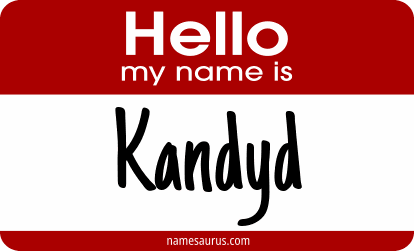 Hello my name is Kandyd png download