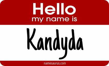 Hello my name is Kandyda png download