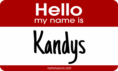 Hello my name is Kandys png download
