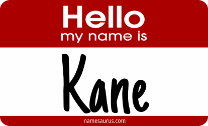 Hello my name is Kane png download