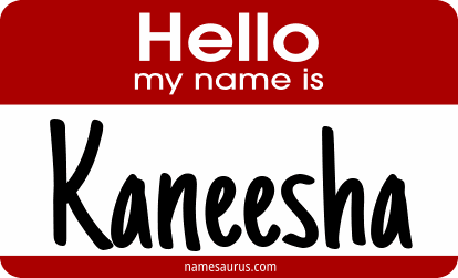 Hello my name is Kaneesha png download
