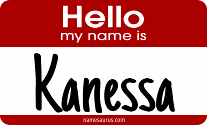 Hello my name is Kanessa png download