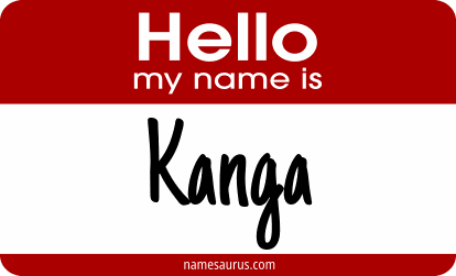 Hello my name is Kanga png download