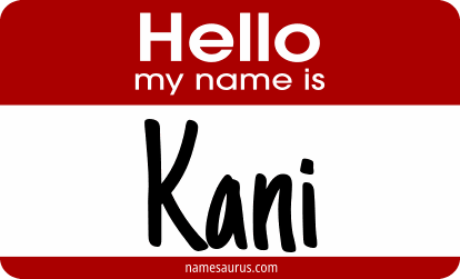 Hello my name is Kani png download