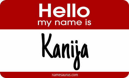 Hello my name is Kanija png download