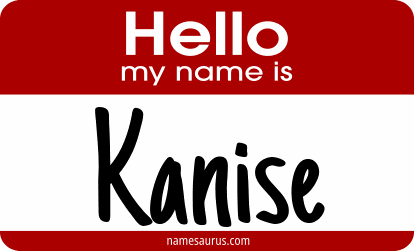 Hello my name is Kanise png download