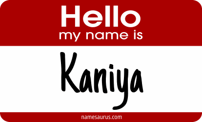 Hello my name is Kaniya png download