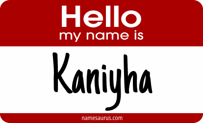 Hello my name is Kaniyha png download