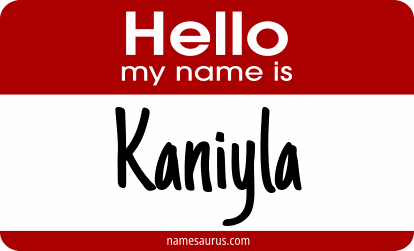 Hello my name is Kaniyla png download
