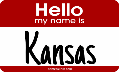 Hello my name is Kansas png download