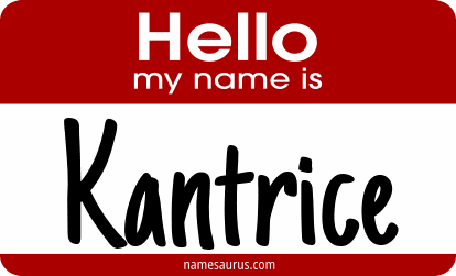 Hello my name is Kantrice png download