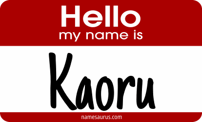 Hello my name is Kaoru png download