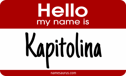 Hello my name is Kapitolina png download