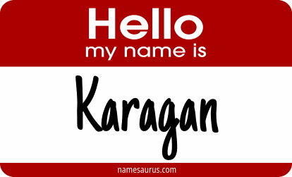 Hello my name is Karagan png download