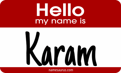 Hello my name is Karam png download