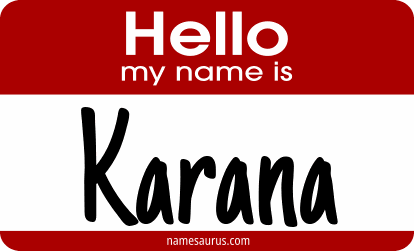 Hello my name is Karana png download