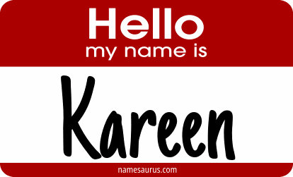 Hello my name is Kareen png download