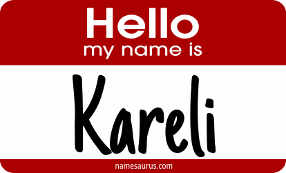 Hello my name is Kareli png download