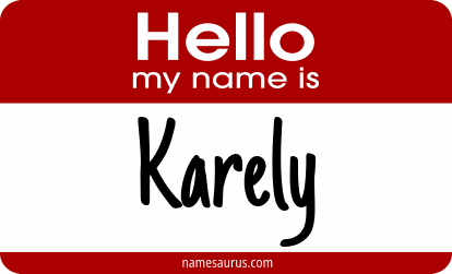 Hello my name is Karely png download