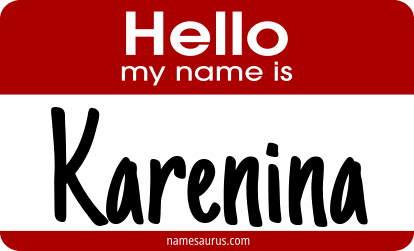 Hello my name is Karenina png download
