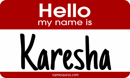 Hello my name is Karesha png download