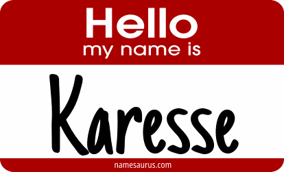 Hello my name is Karesse png download