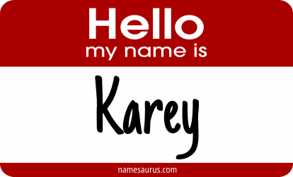 Hello my name is Karey png download