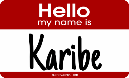Hello my name is Karibe png download