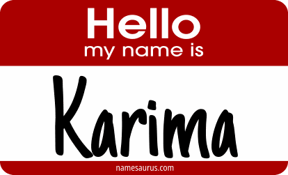 Hello my name is Karima png download