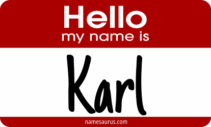 Hello my name is Karl png download