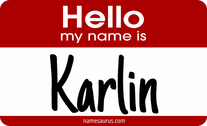 Hello my name is Karlin png download