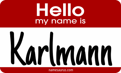 Hello my name is Karlmann png download