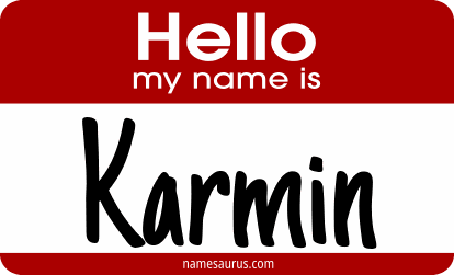 Hello my name is Karmin png download