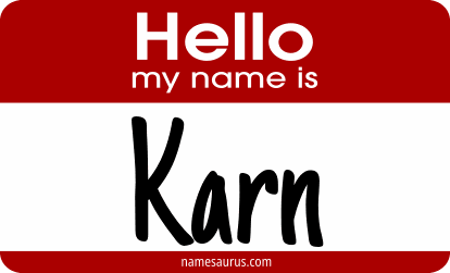 Hello my name is Karn png download