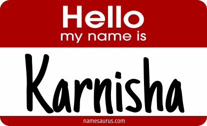 Hello my name is Karnisha png download