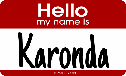Hello my name is Karonda png download
