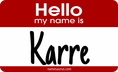 Hello my name is Karre png download