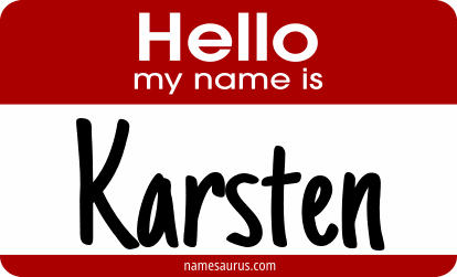 Hello my name is Karsten png download