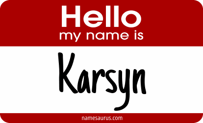 Hello my name is Karsyn png download