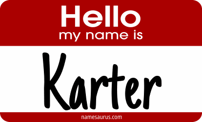 Hello my name is Karter png download