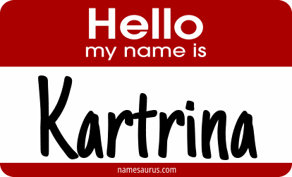 Hello my name is Kartrina png download