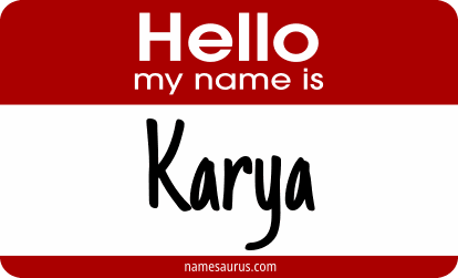 Hello my name is Karya png download