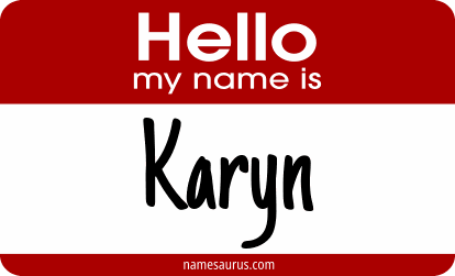 Hello my name is Karyn png download