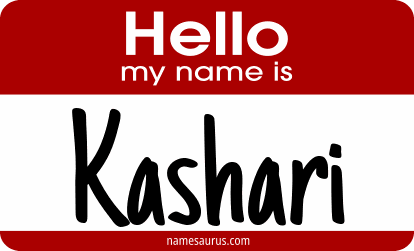 Hello my name is Kashari png download