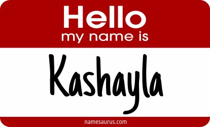 Hello my name is Kashayla png download